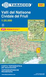 Valli del Natisone. Cividale del Friuli 1:25.000
