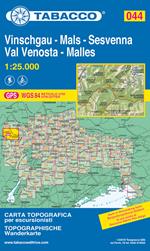 Val Venosta. Sesvenna-Vinschgau. Sesvenna 1:25.000