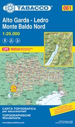 Alto Garda e Ledro. Monte Baldo Nord 1:25.000