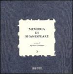 Memoria di Shakespeare. Vol. 3