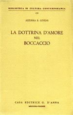 La dottrina d'amore nel Boccaccio