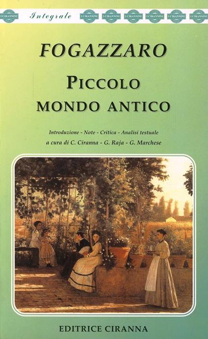 Piccolo mondo antico - Antonio Fogazzaro - copertina