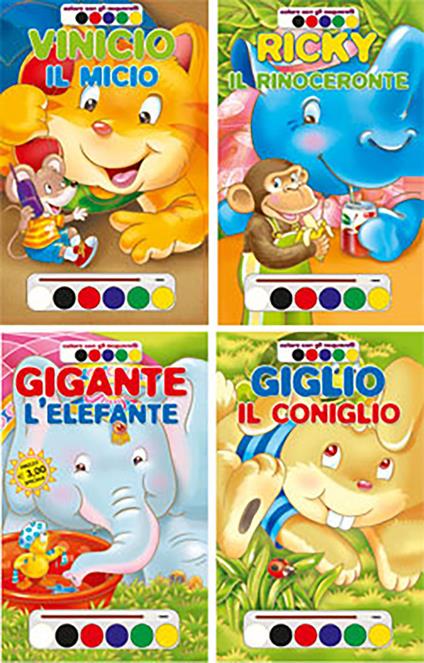 Coloro con gli acquerelli - copertina