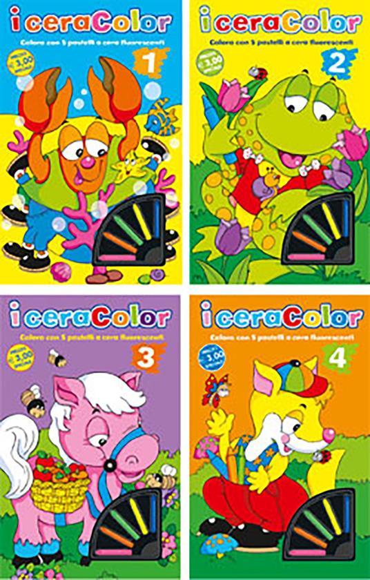 I ceracolor 1/2/3/4. Ediz. illustrata. Con gadget - copertina