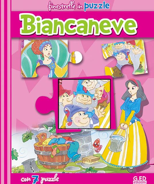 Biancaneve. Libro puzzle - copertina