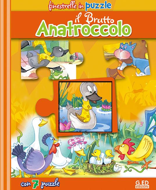 Il brutto anatroccolo. Libro puzzle - copertina