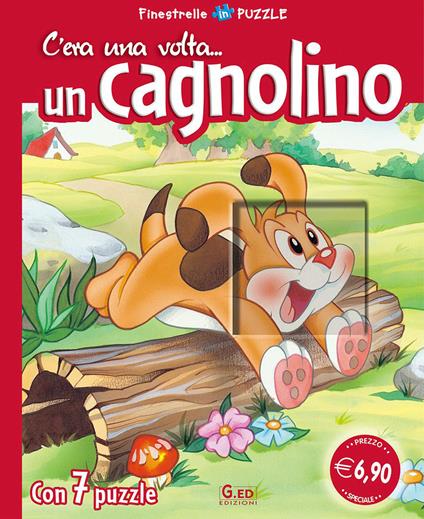C'era una volta... un cagnolino. Libro puzzle. Ediz. illustrata - copertina