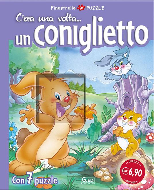 C'era una volta... un coniglietto. Libro puzzle. Ediz. illustrata - copertina