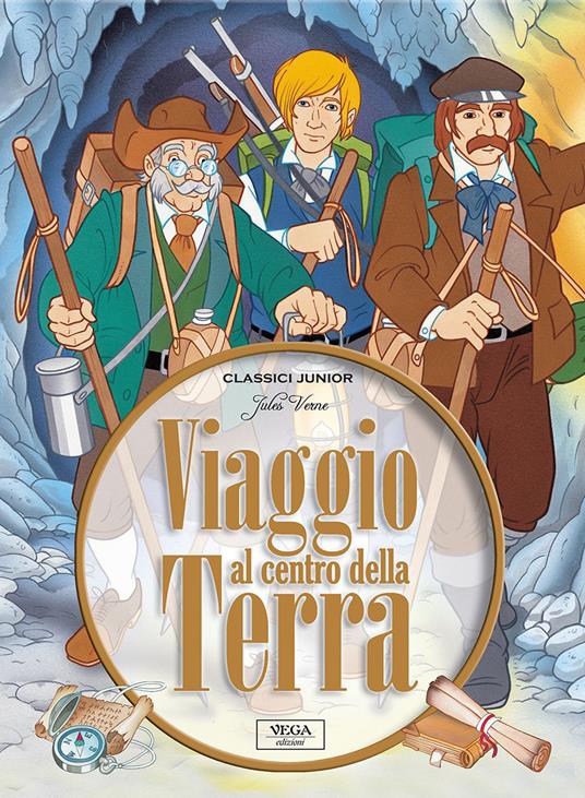 Viaggio al centro della terra - Jules Verne - copertina