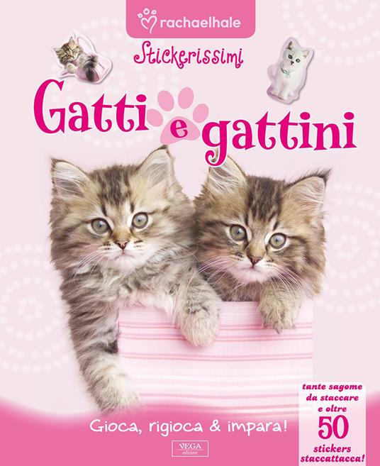 Gatti e gattini. Con adesivi. Ediz. illustrata - copertina