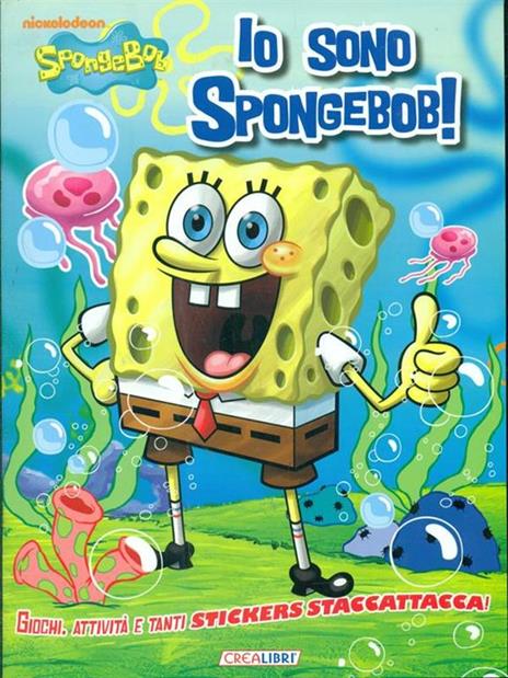 Io sono SpongeBob! Con adesivi - copertina