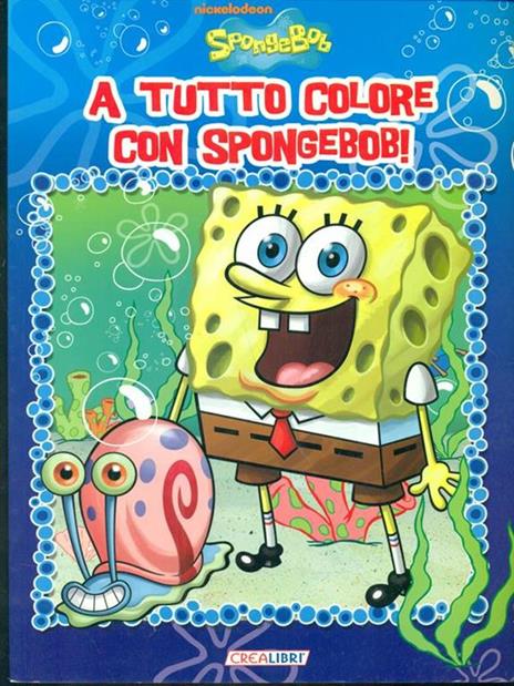 A tutto colore con SpongeBob! - Elena Riva - copertina