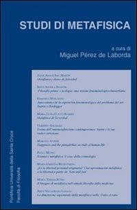 Studi di metafisica - Miguel Pérez de Laborda - copertina