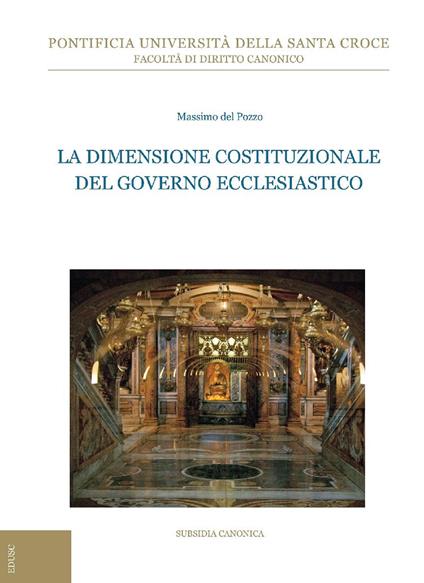 La dimensione costituzionale del governo ecclesiastico - Massimo Del Pozzo - ebook