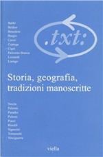 Critica del testo. Vol. 7\1: Storia, geografia, tradizioni manoscritte.