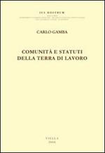 Comunità e statuti della Terra di Lavoro