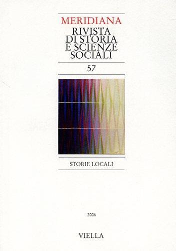 Meridiana (2006). Vol. 57: Storie locali - copertina