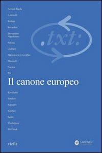 Critica del testo. Vol. 10\1: Il canone europeo. - copertina