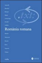 Critica del testo. Vol. 12\1: Romània romana.