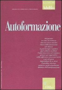 Adultità. Vol. 10: Autoformazione. - copertina