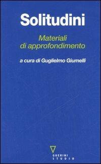 Solitudini. Materiali di approfondimento - copertina