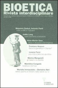 Bioetica. Rivista interdisciplinare (2006). Vol. 2 - copertina