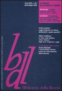 Biblioteca della libertà. Vol. 191: La Turchia fra Occidente e Oriente. - copertina