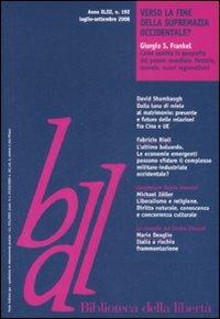Biblioteca della libertà. Vol. 192: Verso la fine della supremazia occidentale?. - copertina