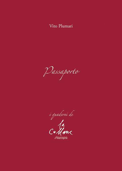 Passaporto - Vito Plumari - copertina