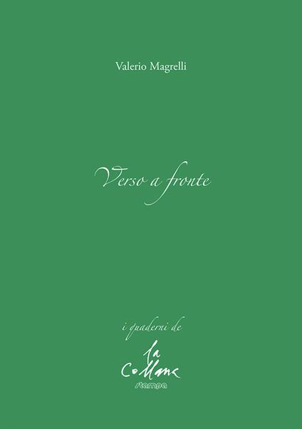 Verso a fronte - Valerio Magrelli - copertina