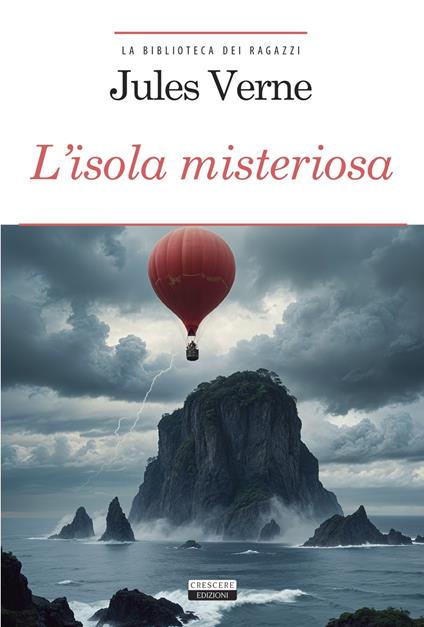L'isola misteriosa. Ediz. integrale. Con Segnalibro - Jules Verne - copertina