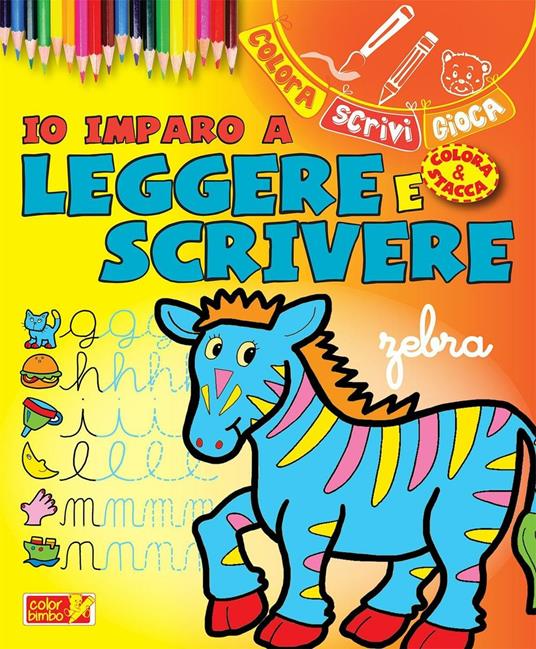 Io imparo a leggere e scrivere. Ediz. illustrata - copertina