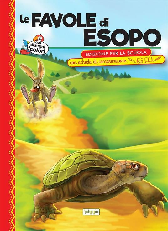 Le favole di Esopo. Ediz. con schede di comprensione - copertina