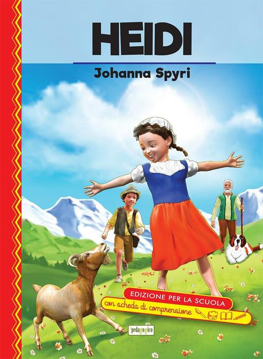 Heidi. Ediz. con schede di comprensione - Johanna Spyri - copertina