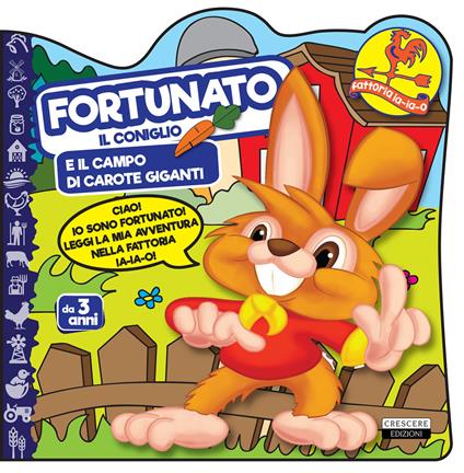 Fortunato il coniglio e il campo di carote giganti - Antonio Renna - copertina
