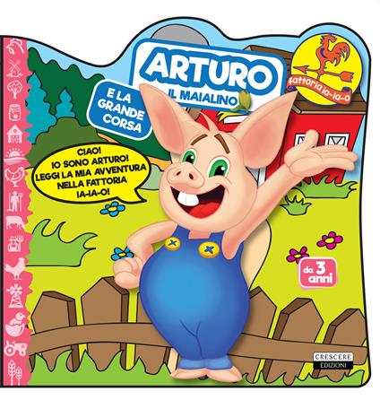 Arturo il maialino e la grande corsa - Antonio Renna - copertina