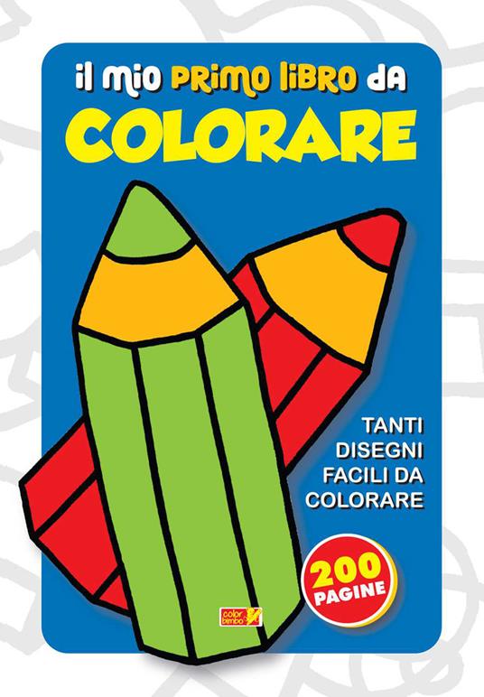 Il mio primo libro da colorare. Blu. Ediz. a colori - copertina