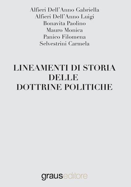 Lineamenti di storia delle dottrine politiche - copertina