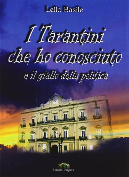 I tarantini che ho conosciuto e il giallo della politica - Lello Basile - copertina
