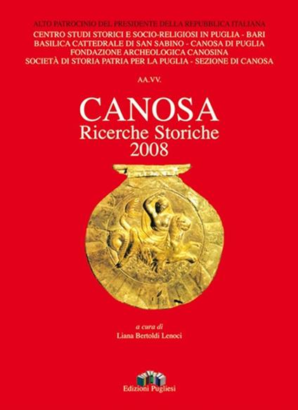 Canosa. Ricerche storiche 2008 - copertina