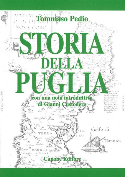Storia della Puglia - Tommaso Pedío - copertina