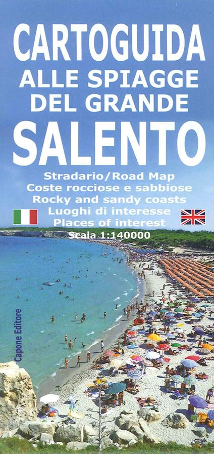 Cartoguida alle spiagge del grande Salento - Enrico Capone - copertina