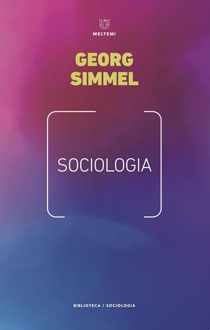 Sociologia - Georg Simmel - copertina