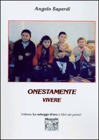 Onestamente vivere - Angelo Saperdi - copertina