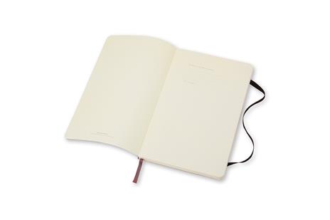 Taccuino Moleskine large a righe copertina morbida nero. Black - 4