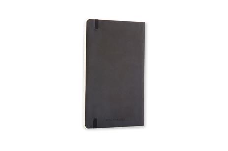 Taccuino Moleskine large a pagine bianche copertina morbida nero. Black - 7