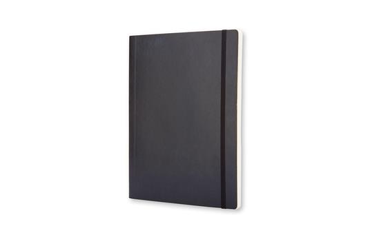 Taccuino Moleskine XL a quadretti copertina morbida nero. Black - 3