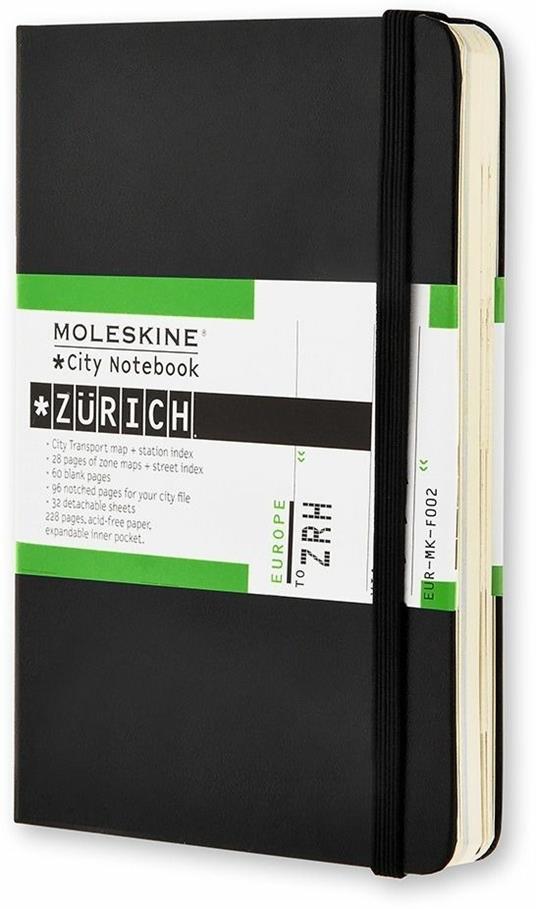 Taccuino Moleskine City Notebook Zürich