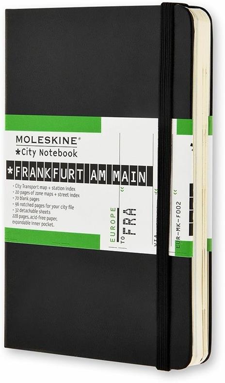 Taccuino Moleskine City Notebook Frankfurt Am Main