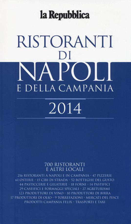 Ristoranti di Napoli e della Campania 2014 - copertina